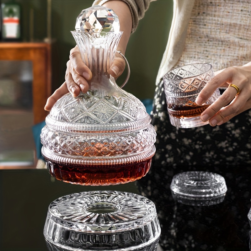 Wine Glass Set Crystal - Kryształowa karafka do wina Elegancki, ręcznie