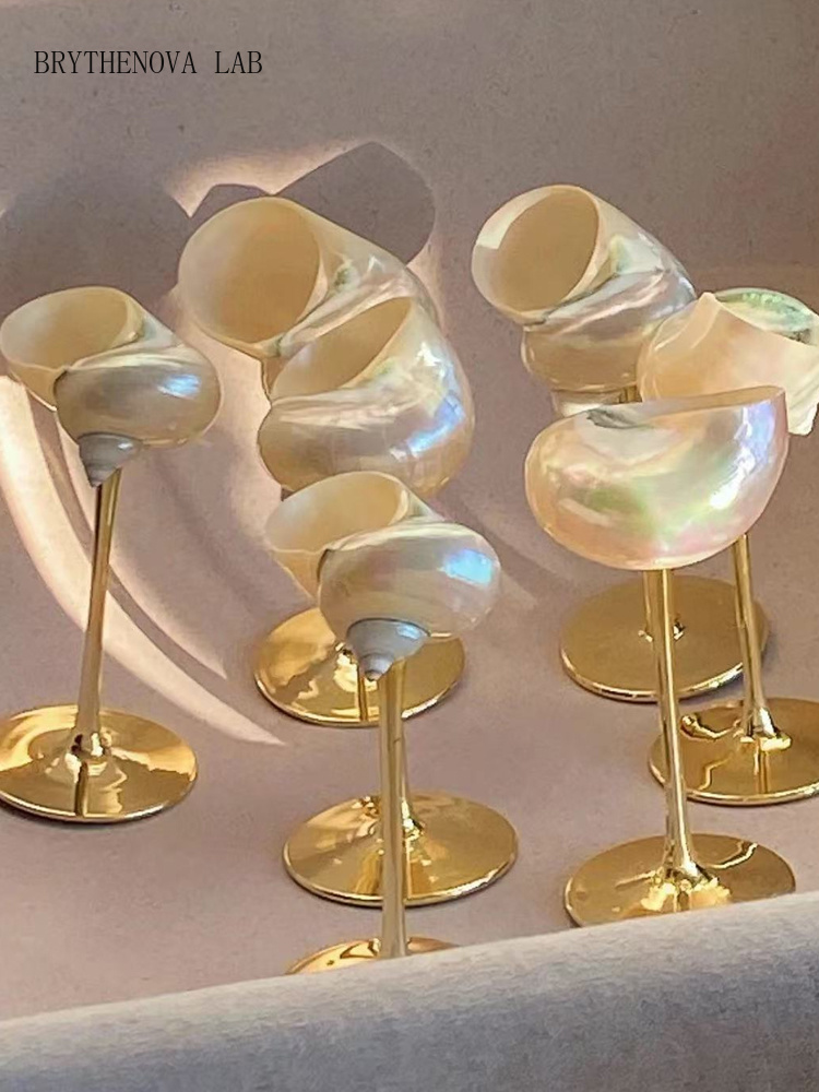 Wine Glass Set Crystal - AhunderJiaz Retro Kieliszki do Wina w