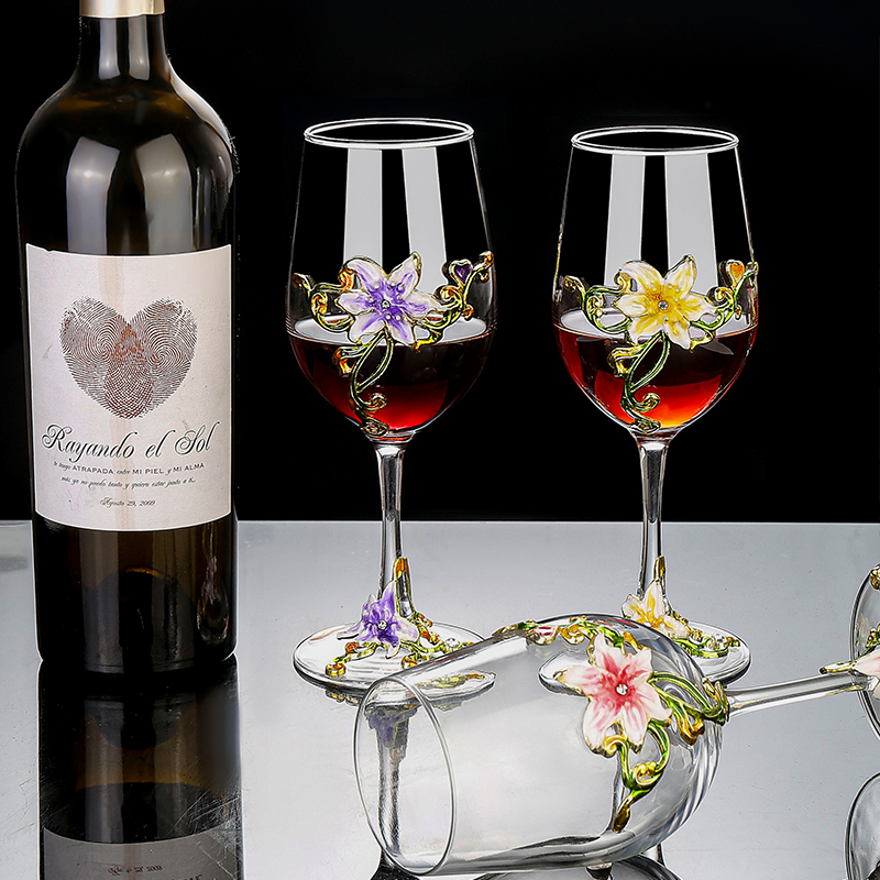 Zestaw emaliowanych kryształow – Wine Glass Set Crystal recenzja i cena