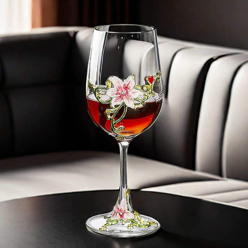 Zestaw emaliowanych kryształow – Wine Glass Set Crystal recenzja i cena