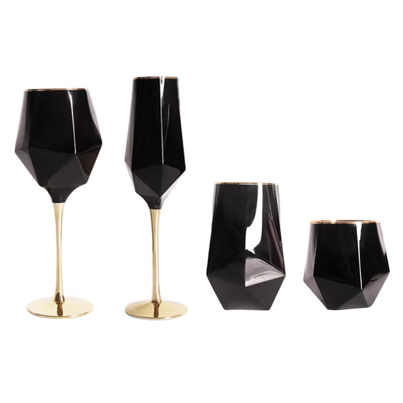 Czysty czarny kryształ ze złot – Wine In Beer Glass recenzja i cena