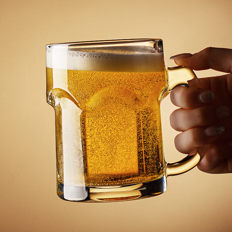 Kufel do piwa z uchwytem, krea – Wine In Beer Glass recenzja i cena