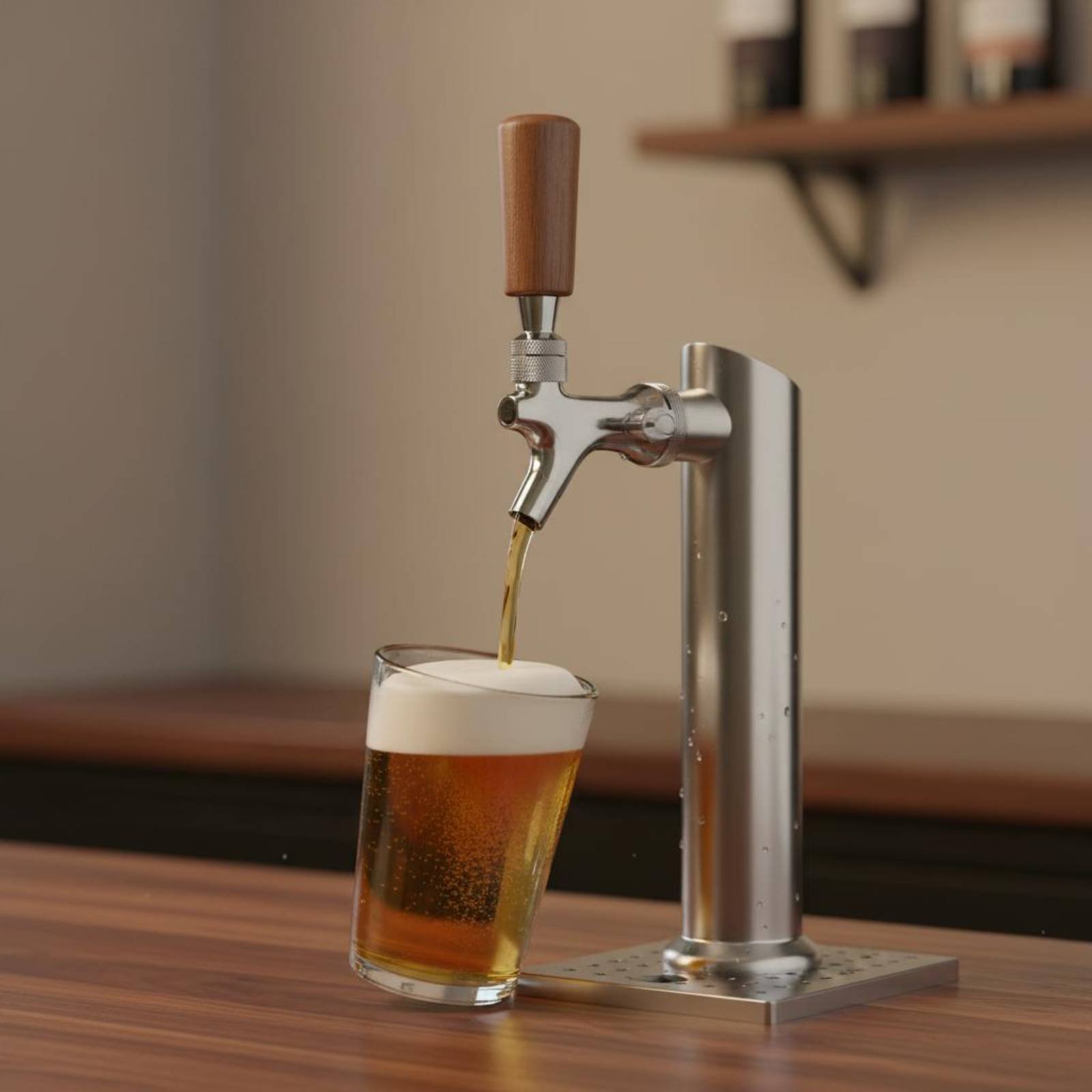 Krótki drewniany uchwyt do kra – Wine To Beer recenzja i cena