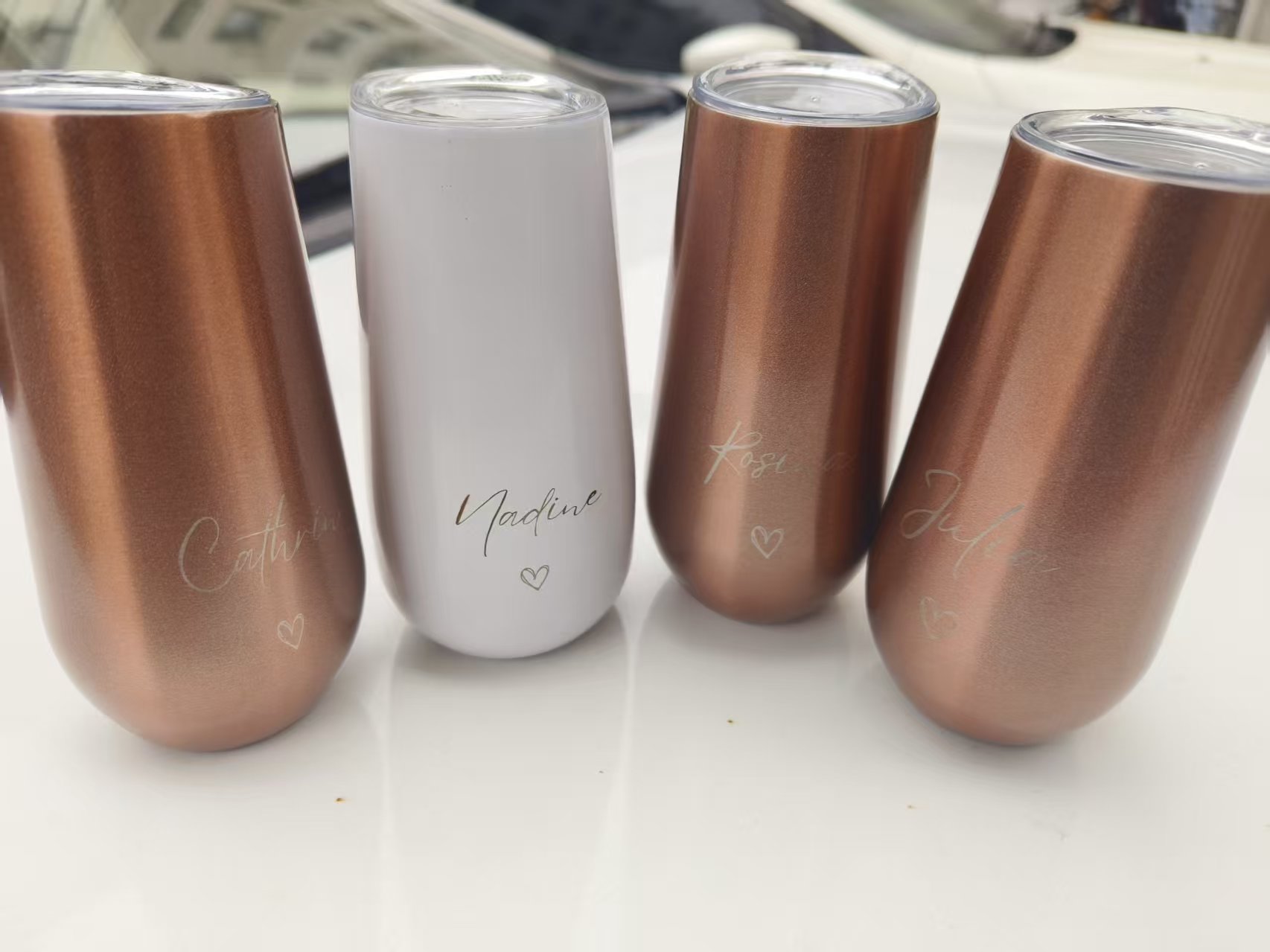 Personalizowany termos ze stal – Wine In Beer Name recenzja i cena