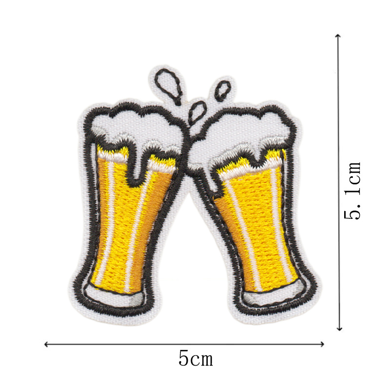 Kreatywna naszywka haftowana z – Is Wine And Beer Difference recenzja i cena